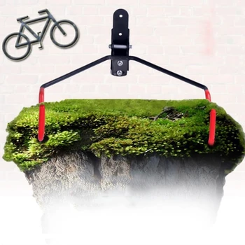 

Adjustable Bike Rack Wall Mount.for Indoor, Garage, Heavy Duty Wall Mount Bike Stand (Black Red)