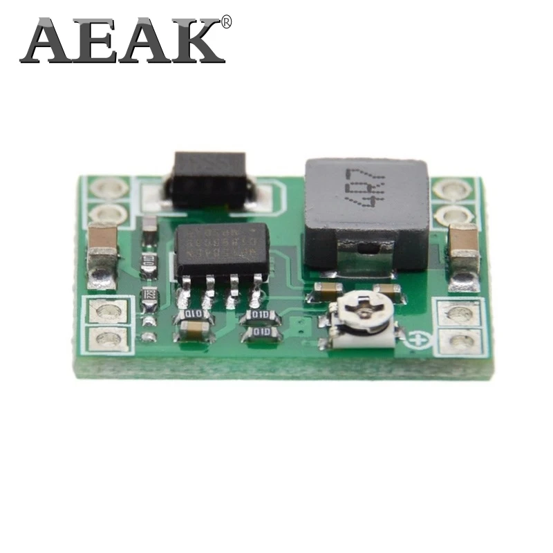 AEAK 5 шт. ультра-маленький размер DC-DC понижающий модуль питания 3A Регулируемый понижающий преобразователь для Arduino Замена LM2596