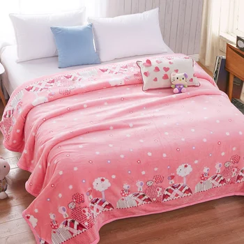 

Flannel Blanket Thickening In Winter Single Bed Single Student Dormitory Plush Coral Flannel Blanket Plush Mat