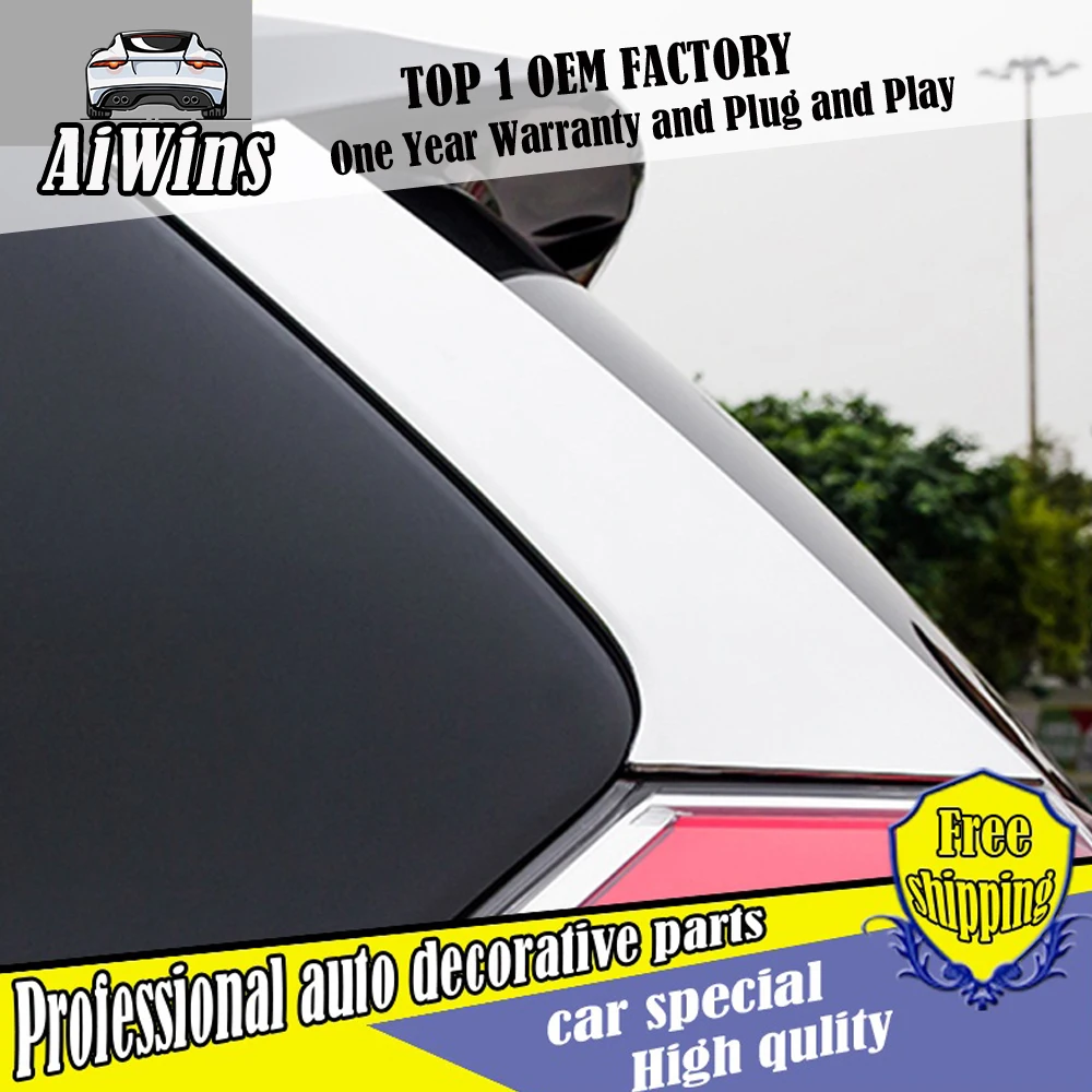 Автомобильный Стайлинг ABS хромированное покрытия, для заднего стекла боковое крыло наклейка для Nissan X-Trail- внешняя декоративная наклейка s Аксессуары