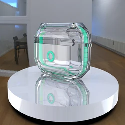 Transparent Shockproof Protective Earphone Case & Dustproof Cover - AirPods Pro (Transparent Green)