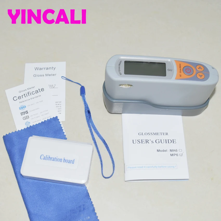 Высокая точность Glossmeter MP6 измеритель блеска диапазон измерения 0,0~ 199.9GU измерения всех видов покрытия и отделки поверхностей