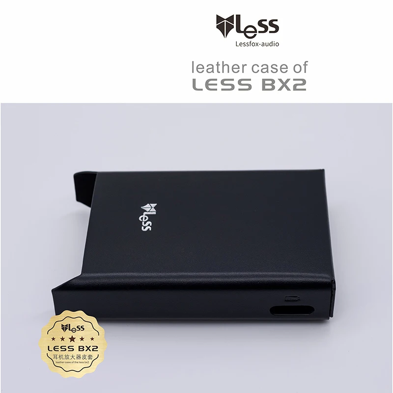1 PCS Portable LESS BX2 PLUS dual channel output HI END AMP Full balance earphones and headphone amplifier with leather case