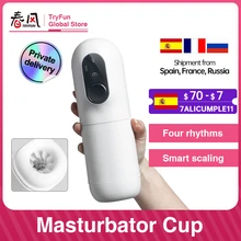 Электрический Мужской мастурбатор Tryfun, чашка для мастурбации с постоянной переменной автоматической настройкой, игрушки для интима с подогревом, игрушки для взрослых Электрический Мужской мастурбатор Tryfun, чашка для мастурбации с постоянной переменной автоматической настройкой, игрушки для интима с подогревом, игрушки для взрослых