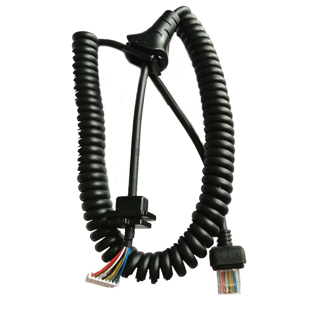 Two Way Radio Microphone Replacement 8 Pin HM-152 Mic HM152 154 Microphone Cable for ICOM IC-2820H IC2825E IC2200 IC3600 F221 F520 Handheld Radio Speaker