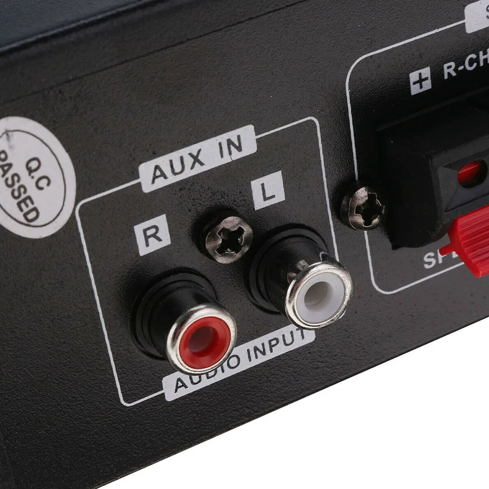 USB FM автомобильное радио HIFI аудио с пультом дистанционного управления Bluetooth встроенный стерео домашний усилитель мощности цифровой музыки