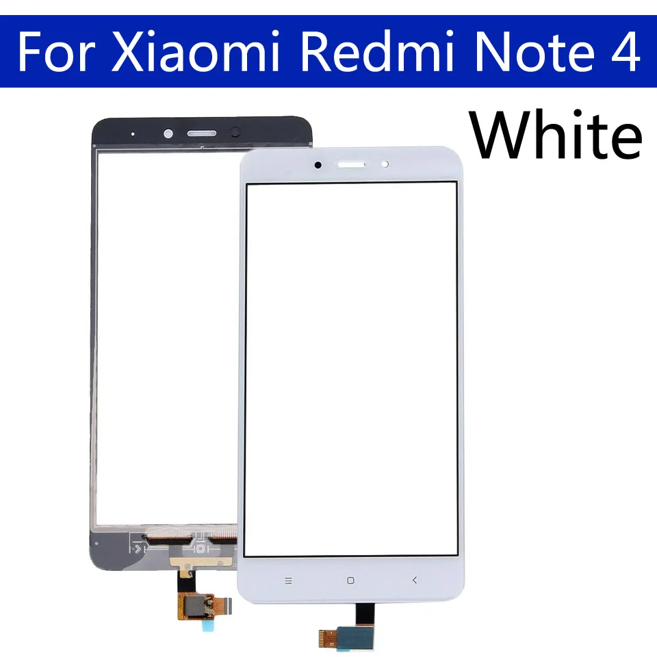 5," Note4 для Xiaomi Redmi Note 4 сенсорный экран панель сенсорный ЖК-дисплей стеклянная линза Панель сенсорный экран дигитайзер для Redmi Note4