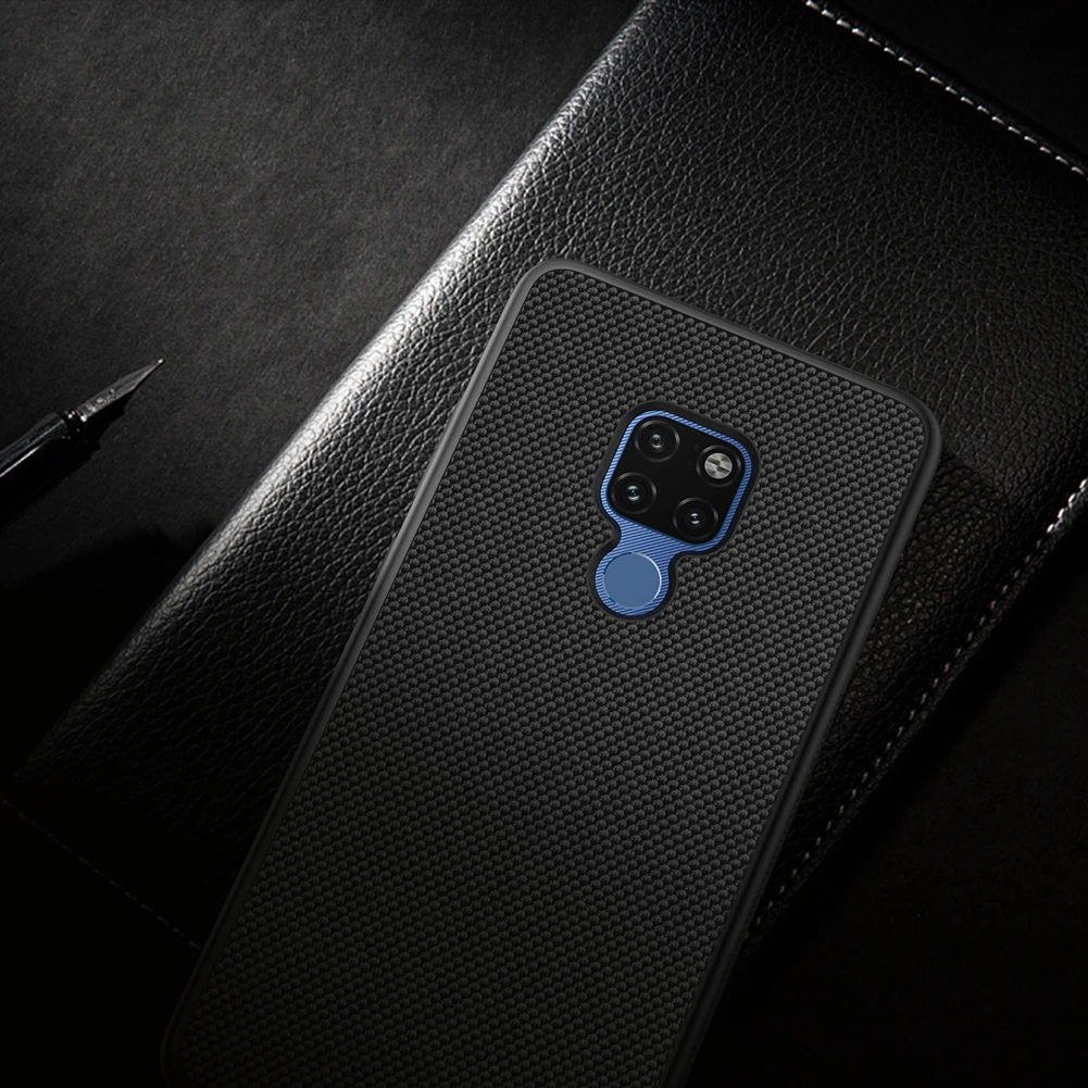 Для huawei mate 20 Pro чехол NILLKIN Текстурированный чехол из нейлонового волокна задняя крышка для huawei mate 20 прочный нескользящий тонкий и светильник