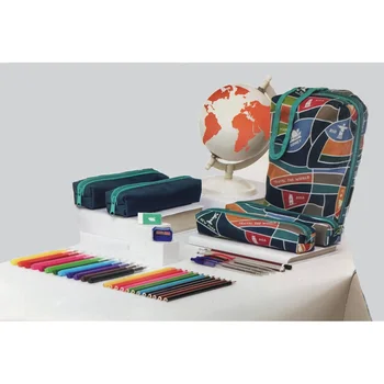 

Pencil Case's paintings markers ballpoint pens, set child school supplies