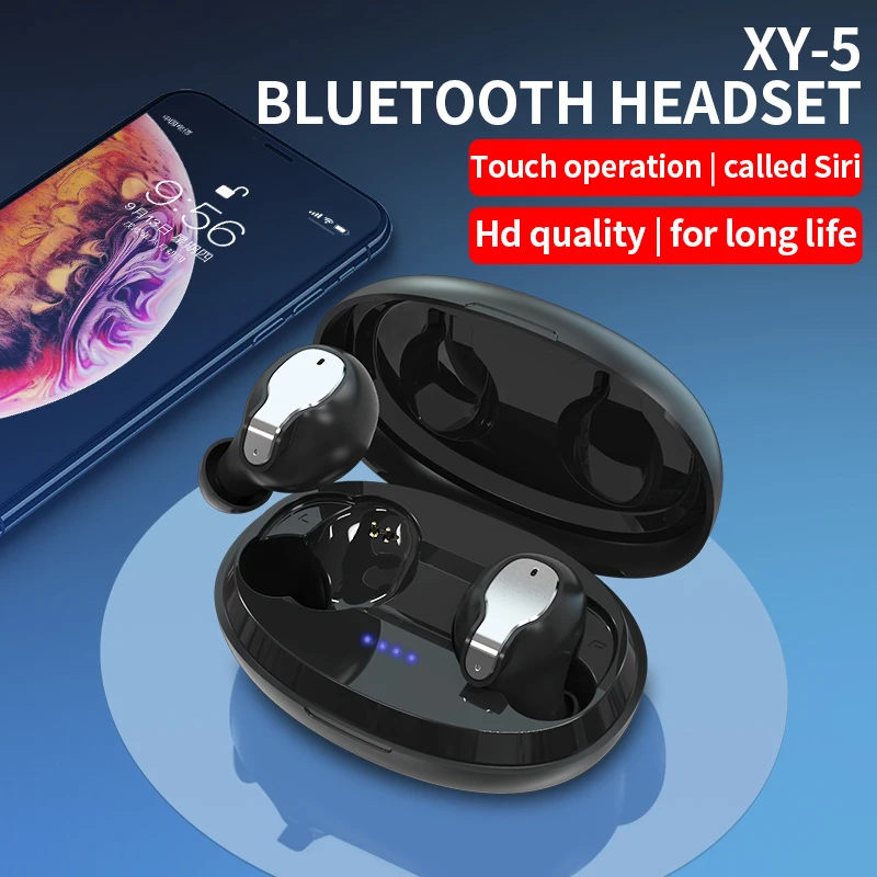 Bluetooth гарнитура XY 5 TWS беспроводная Спортивная стереогарнитура V5.0