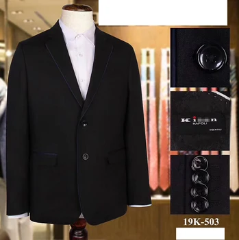 

Billionaire Suit Jackets men 2020 New fashion casual England commerce Business Solid color embroidery thin England big size