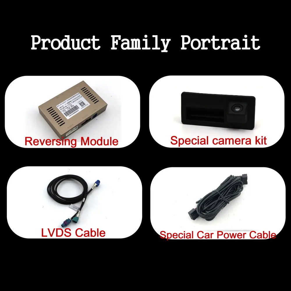 US $106.01 For Audi Q3 20102018 Front Rear View Reversing Camera Screen Upgrade Interface Adapter Backup Camera Decoder