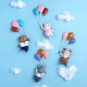 

Nordic Balloon Animal Wall Hangings Decoration Figurine Crafts Home Decor Bedroom Entrance Living Room Wall Pendant Gift