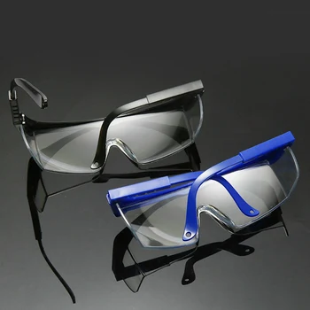 

Transparent Anti-fog Safety Goggles Anti-Sneeze Liquid Eye Protection Windproof Lab Glasses Clear Lens Glasses