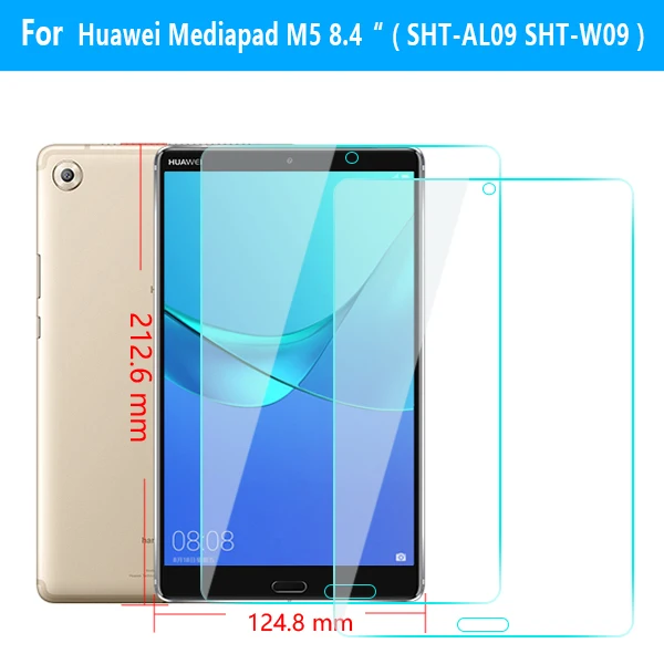 HWM584GHM2 Закаленное стекло для huawei Mediapad M5 lite 8 M3 LITE 8 Защитная пленка для экрана Mediapad T3 7 T3 8 T3 10 стекло для планшета - Цвет: HWM584GHM2