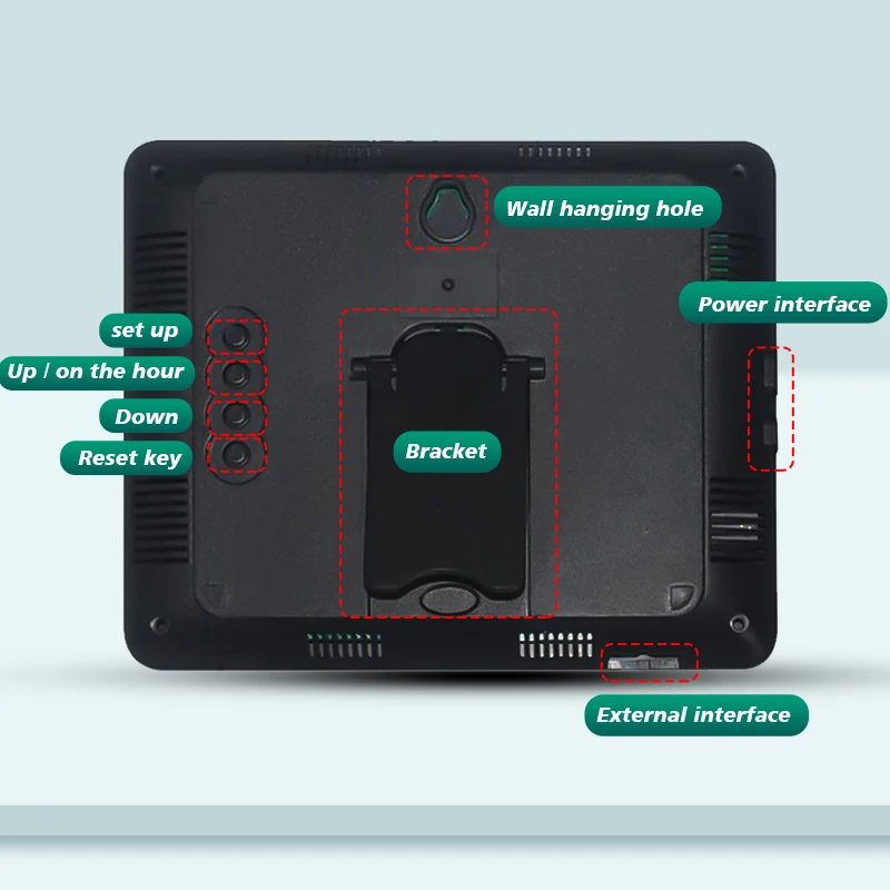 가정 습도를 위한 LED 스크린 전시 온도 미터를 가진 디지털 온도계 방 습도계