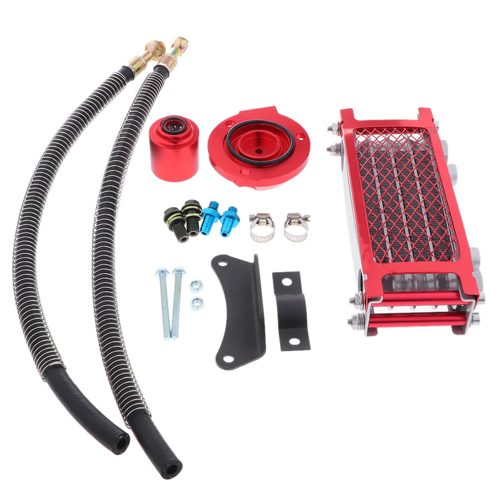 ^*Best Offers Engine Oil Cooler Kit Motorcycle Oil Cooler Cooling Radiator for Suzuki GN ^*Best Offers Engine Oil Cooler Kit Motorcycle Oil Cooler Cooling Radiator for Suzuki GN