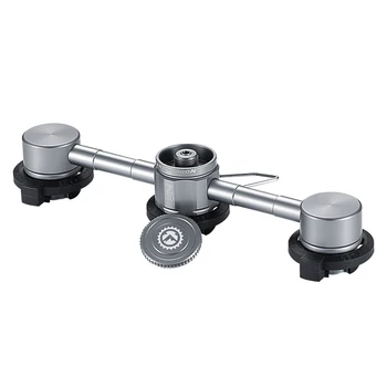 

3 In 1 Butane Gas Adapter with Stable Bracket Gas Cartridge Head Conversion Adapter Nozzle Bottle Type Butane Convertor