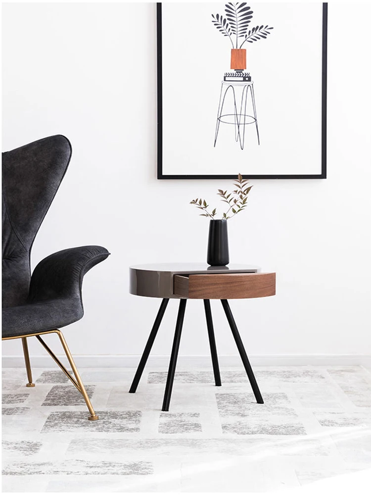 

side tables Furniture for home Nordic creativerounded corners a few modern table minimalistsmall side cabinet bedstorage cabinet