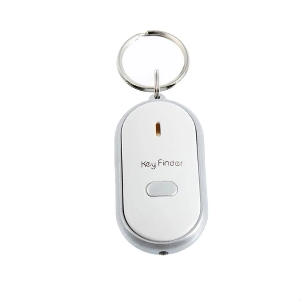 

Whistle LED Light Torch Remote Sound Control Lost Key Finder Locator Remote Keychain Keyring With Whistle Claps