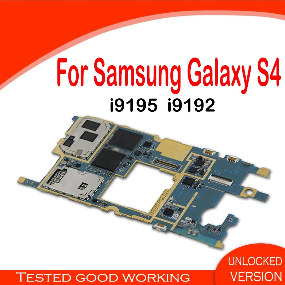 Разблокирована для Samsung Galaxy S4 mini i9195 i9192 i9190 материнская плата с чипом Android OS