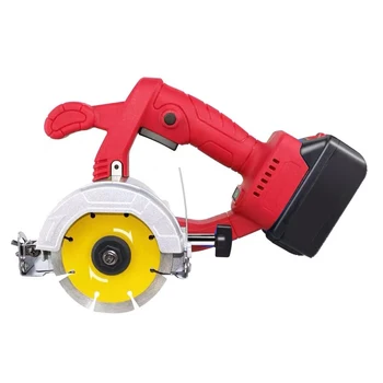 Buy 4 Inch Brushless Genuine Lithium Electric Circular Saw Cutting Rechargeable Marble Machine Tile Stone Woodworking Circular Saw