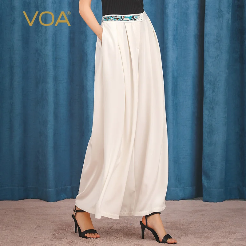 Voa 36mmi Weegt Zijde Wit Luipaard Print Collage Groen Blauw Boog Naald In Taille Geplooide Micro Elastische Casual Rok Broek k1117 Voa 36mmi Weegt Zijde Wit Luipaard Print Collage Groen Blauw Boog Naald In Taille Geplooide Micro Elastische Casual Rok Broek k1117