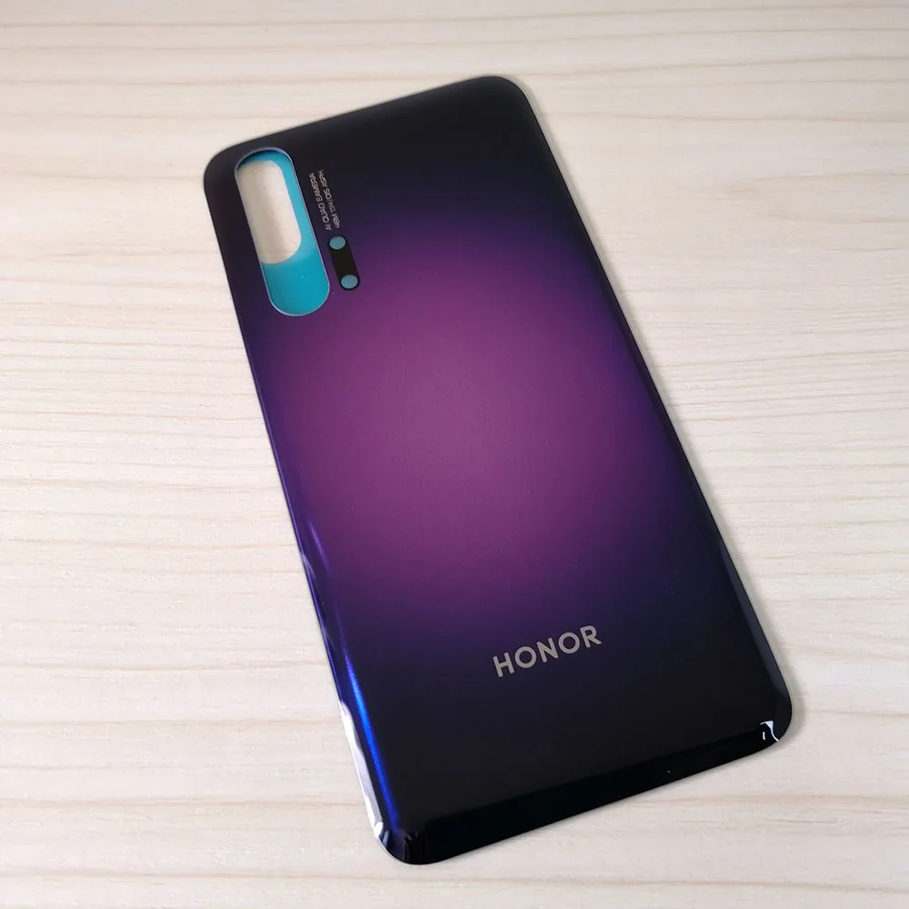 Оригинальная Задняя стеклянная крышка для huawei Honor 20 Pro 6,2" крышка батареи задняя панель Задняя стеклянная дверь Корпус чехол с клеем