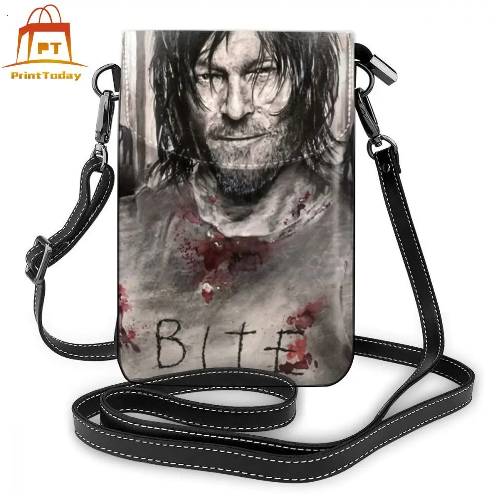 Сумка через плечо The Walking Dead кожаная сумка с многофункциональным принтом женские