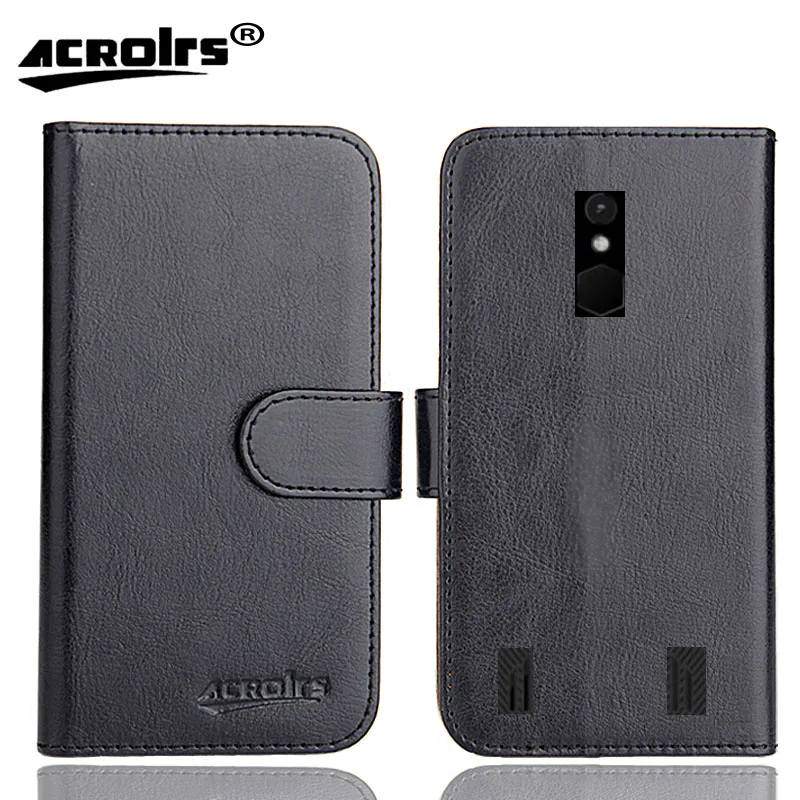 

Haier Titan T1 Case 5" 6 Colors Flip Soft Leather Crazy Horse Phone Cover Stand Function Cases Credit Card Wallet