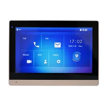 DH логотип мульти-язык VTH1660CH 10 дюймов сенсорный внутренний монитор, IP дверной звонок, видеодомофон, проводной дверной звонок