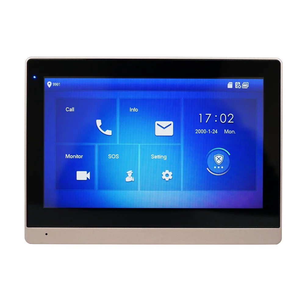 

DH logo Multi-Language VTH1660CH 10inch Touch Indoor Monitor,IP doorbell, Video Intercom,wired doorbell