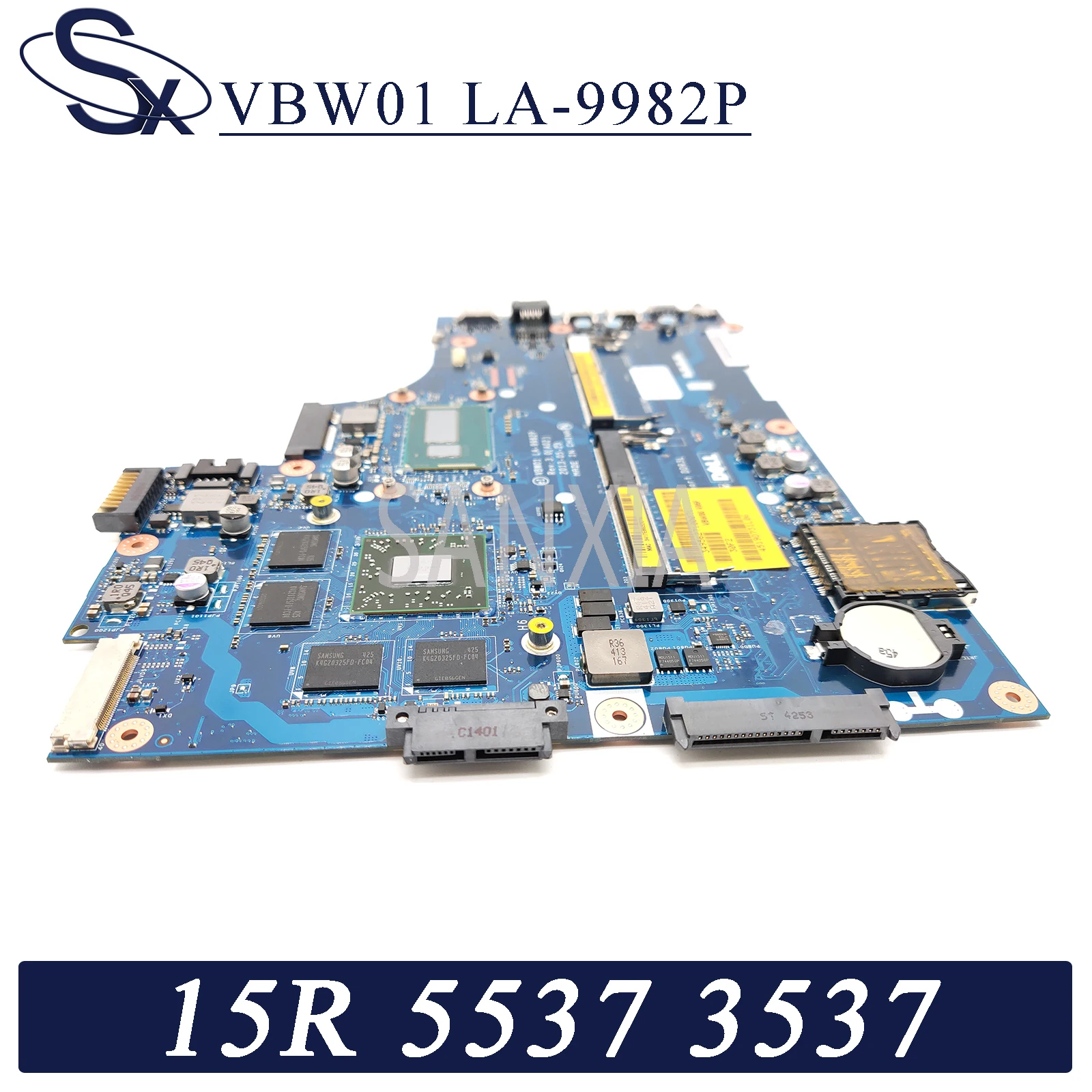 KEFU LA 9982P материнская плата для ноутбука Dell Inspiron 15R 5537 3537 оригинальная DDR3L RAM I7 4500U