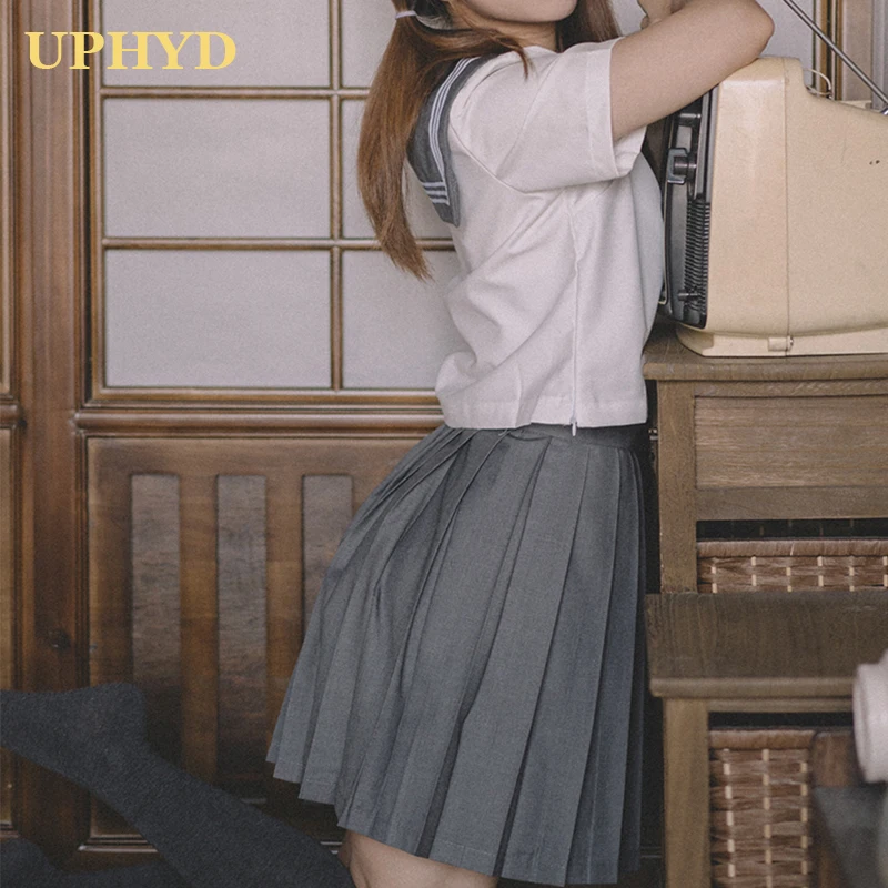 Новый 2021 UPHYD японский JK Корейская школьная Униформа с галстуком бабочкой школа