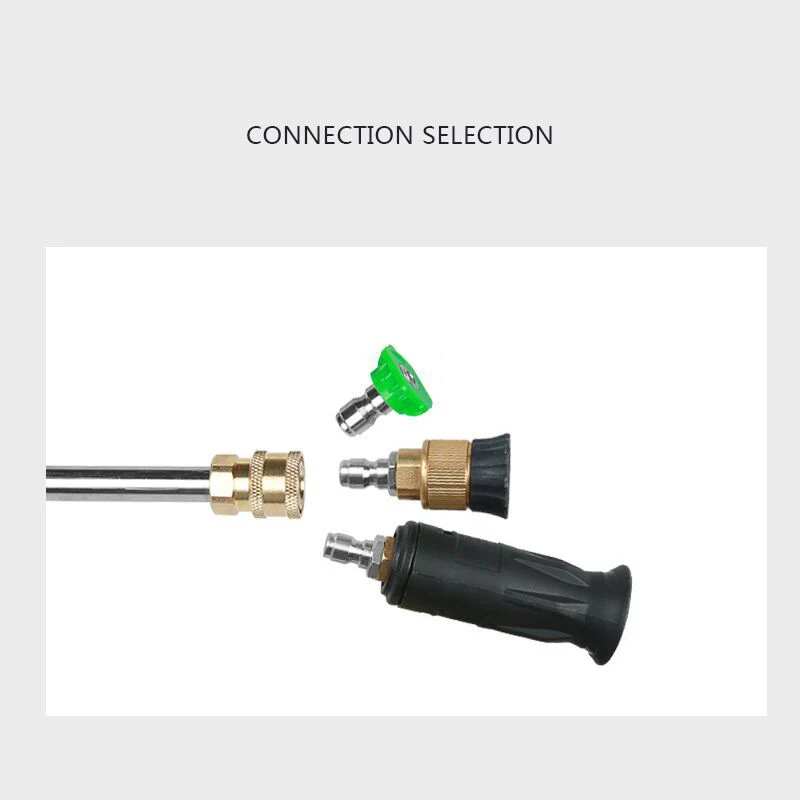 Pressure Washer Lance Extension Nozzles 4000PSI Spray Gun Wand Lance Power Pressure Washer Extension With 1/4 Quick Connect 4