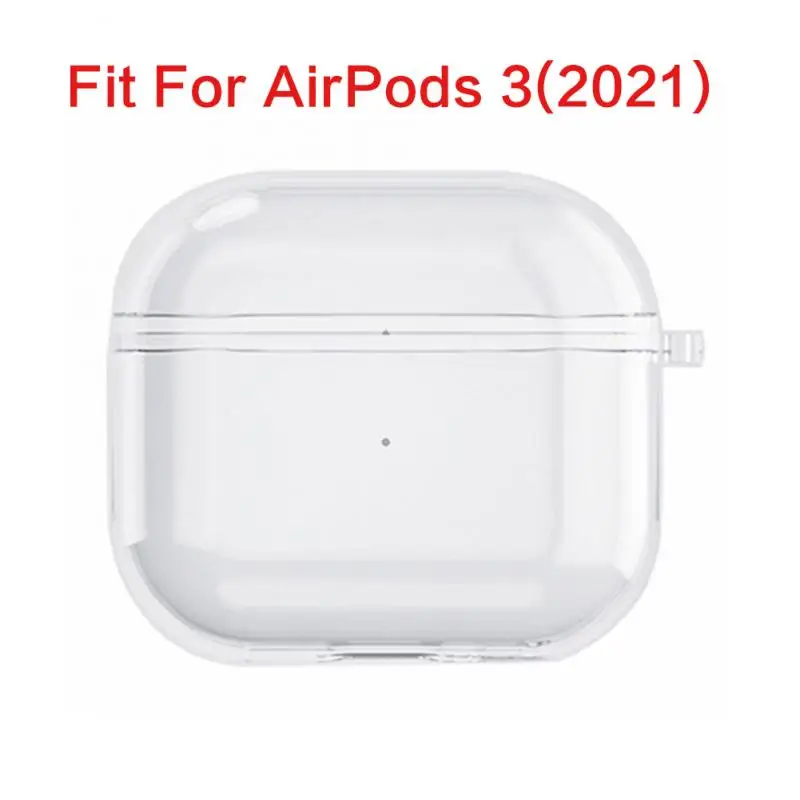 Transparent Earphone Case For AirPods 3 Cases PC/TPU Hard Shell Protective Cover AirPod 2021 Wireless Headphone | Электроника