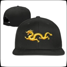 Повседневная Кепка в стиле хип-хоп с принтом китайского Золотого Дракона, Бейсболка унисекс