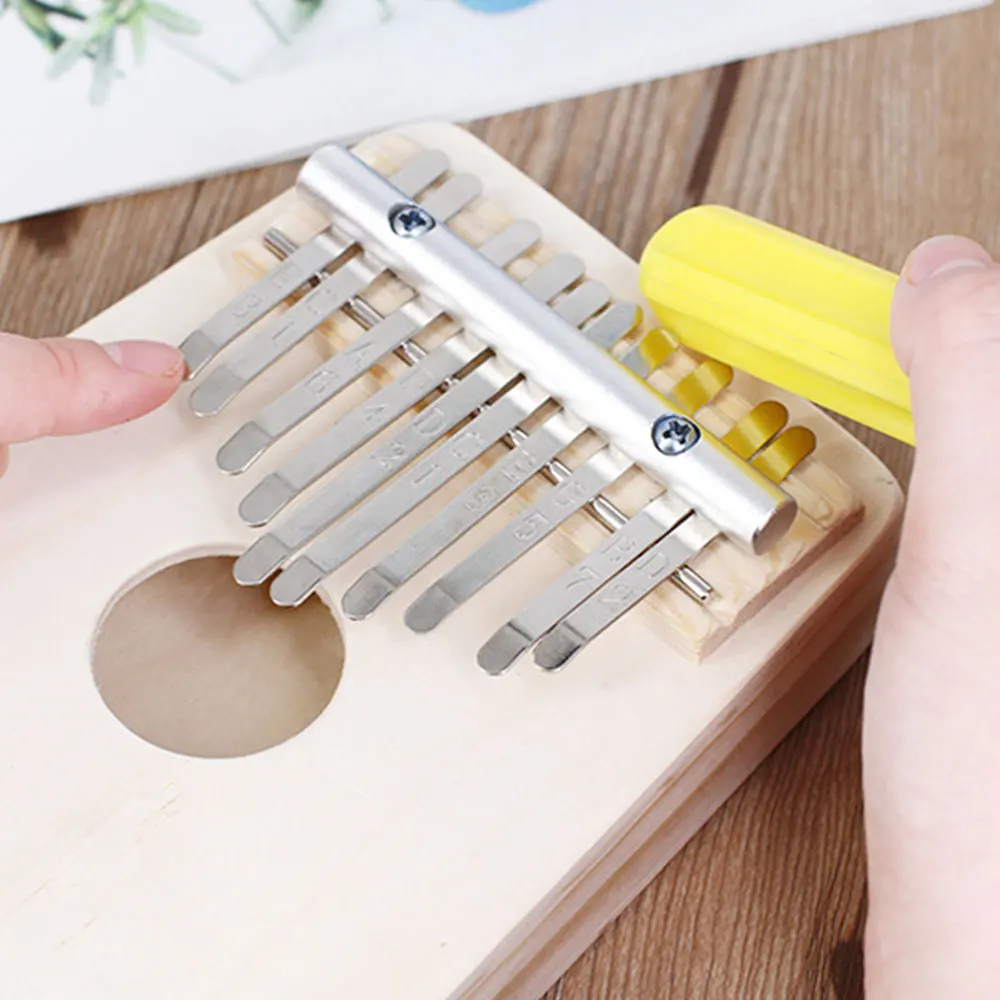10 ключей Kalimba DIY Kit липа большого пальца пианино Mbira нетоксичный деревянный картина ручной работы родители-ребенок Акции игрушки