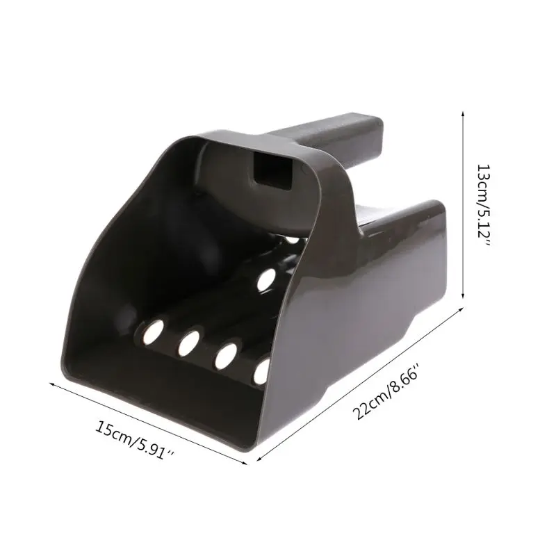 Beach Sand Scoop for Metal Detector Treasure Hunting Beach Shovel Gold Mining Bucket