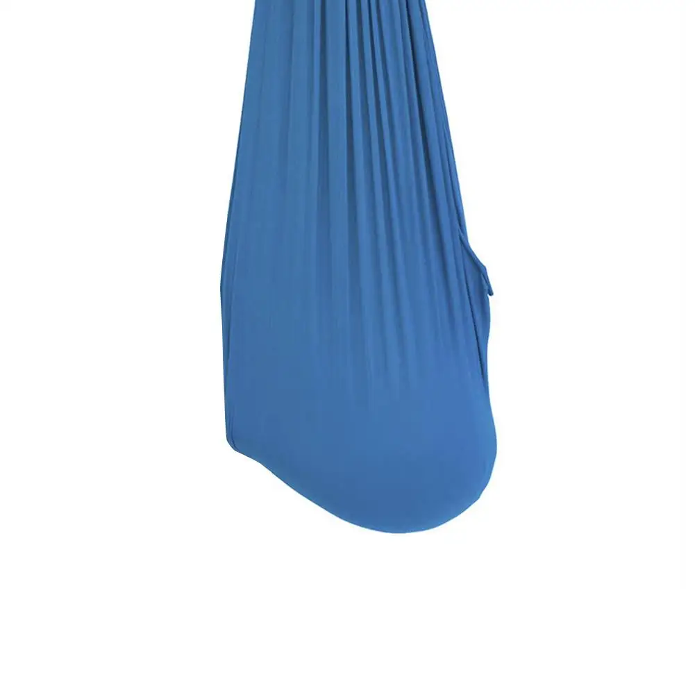 Kids Cotton Swing Hammock for Autism ADHD ADD Therapy Cuddle Up to 88lbs Sensory Child Therapy Elastic Parcel Steady Seat Swing 6