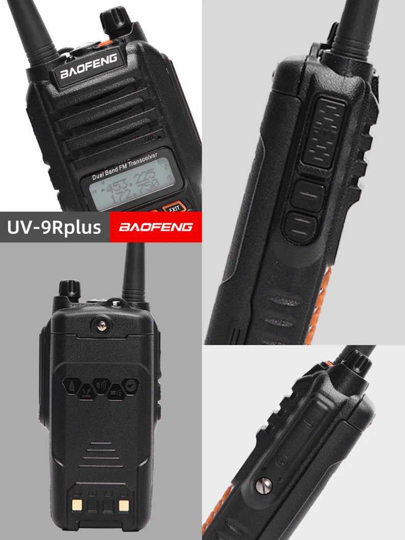 Long Range Walkie Talkie Baofeng UV 9R Plus V2 160 Chanels 2 way radio 30kms
