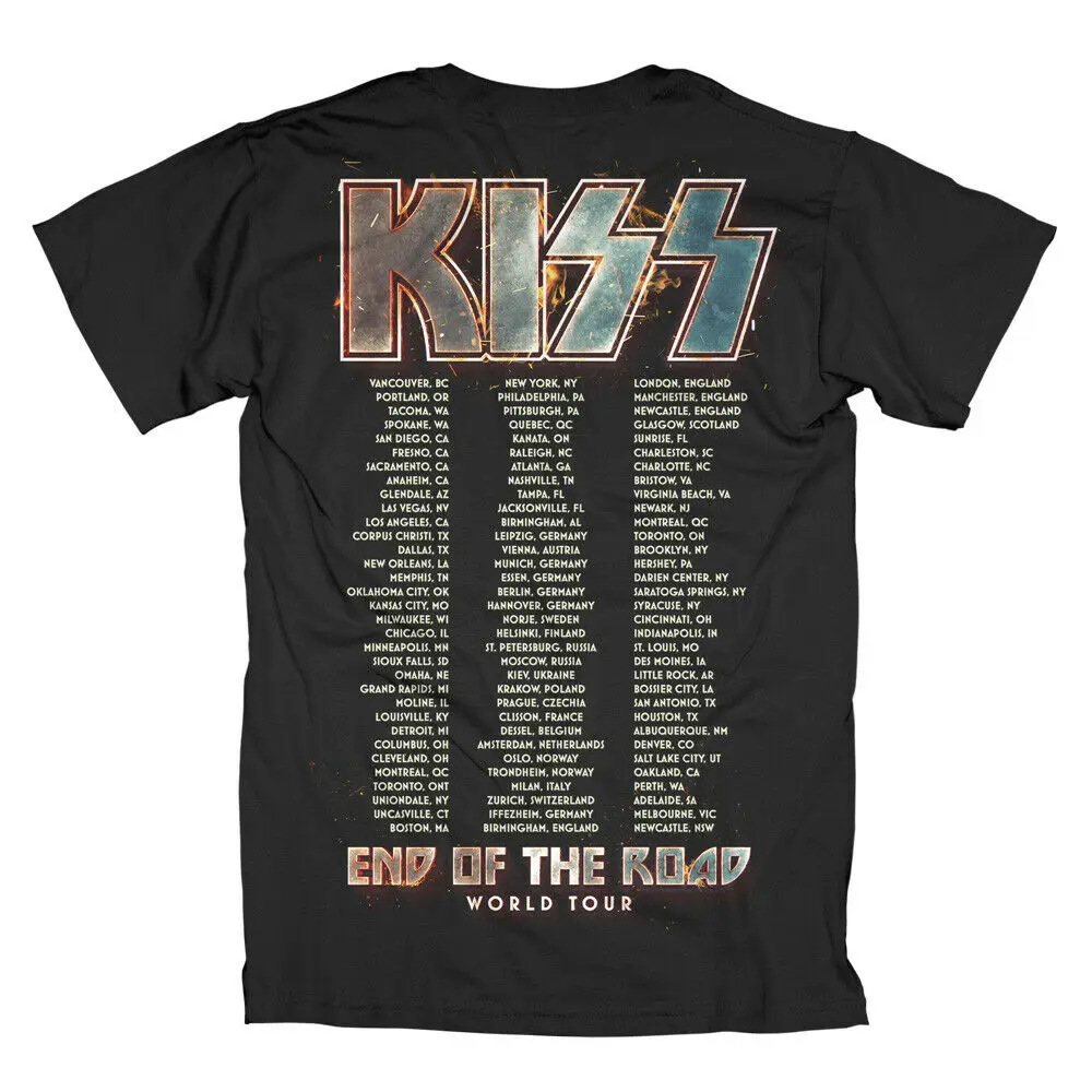 Najtaniej Pocałunek na końcu drogi Tour 2019 oficjalna Merch T Shirt S 3XL nowy pokaż oryginalny tytuł mężczyźni 2018 marka odzież koszulki top na co dzień Tee