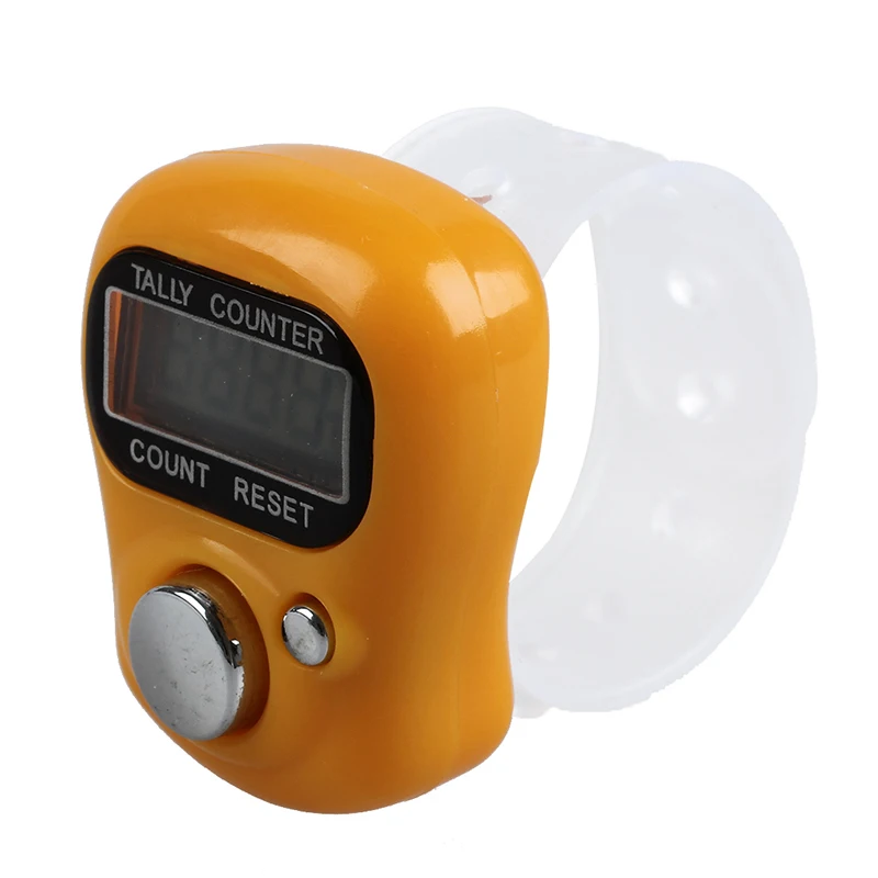 Mini LCD Electronic Digital Display Finger Hand Tally Counter Counting