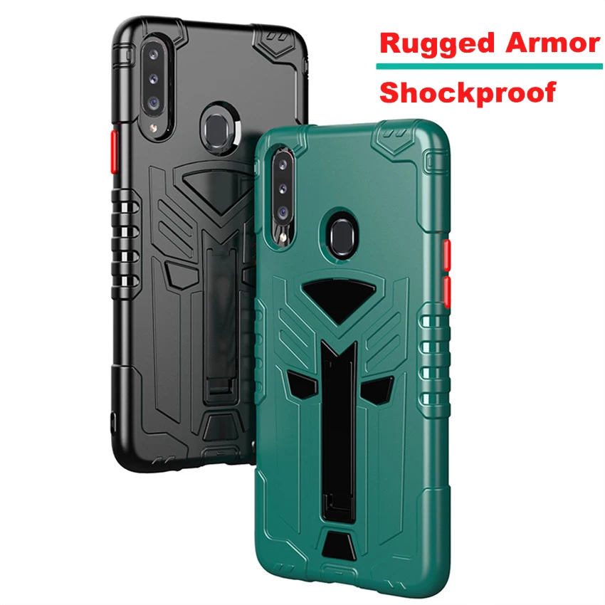 

For Samsung Galaxy A20S Case TPU Shockproof Cover Stand Movie Case For Samsung Galaxy A20S Soft Silicon Protection Case