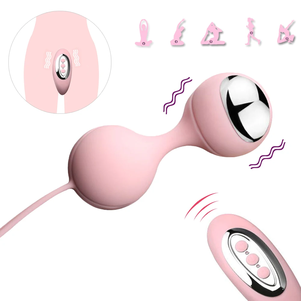 Best Offer for  Vagina Training Kegel Ball Wireless Remote Control Vibrating Eggs Ben Wa Balls Vibrator SexToy for 