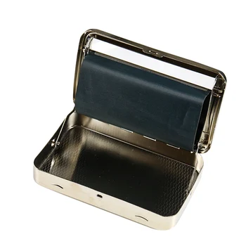 

110mm Metal Cigarette Rolling Machine Portable Tobacco Cigarette Roller for Rolling Paper Cigarette Maker Smoking Accessories