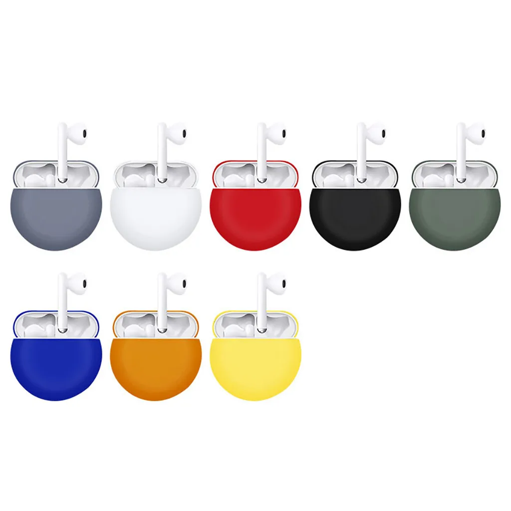 Силиконовый беспроводной Чехол для наушников с Bluetooth для huawei Freebuds 3, чехол для беспроводной зарядки, силиконовый защитный чехол# Y
