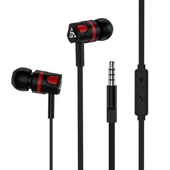 

Hot Mini Earphone In-Ear Sport Earphones with mic Noise Isolating Headset for MP3 Phone
