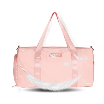 

Women Yoga Weekend Training Large Capacity With Strap Business Trip Portable Gym Travel Duffle Bag Fitness Hand Luggage Sports