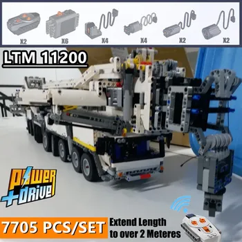 شراءجديد MOC RC رافعة امدادات الطاقة وظائف LTM11200 تكنيك محرك MOC-20920 بناء عدة الطوب كتل لتقوم بها بنفسك الأولاد لعبة عيد الميلاد الميلاد